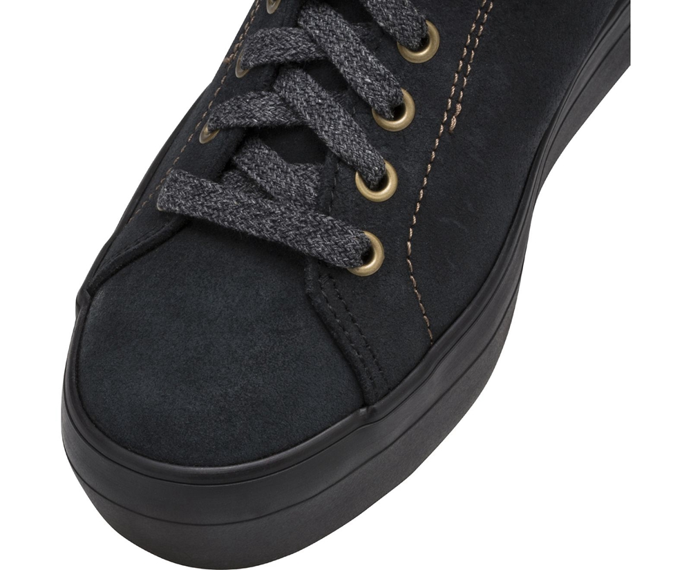 Basket Keds Femme Noir - Rise Hi Suede Faux Fur - 190-AQRWMF